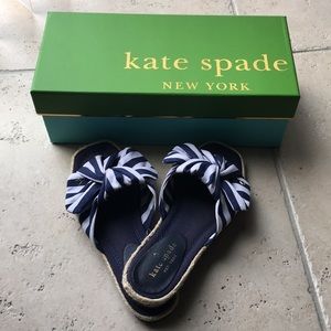 Kate spade espadrille slides